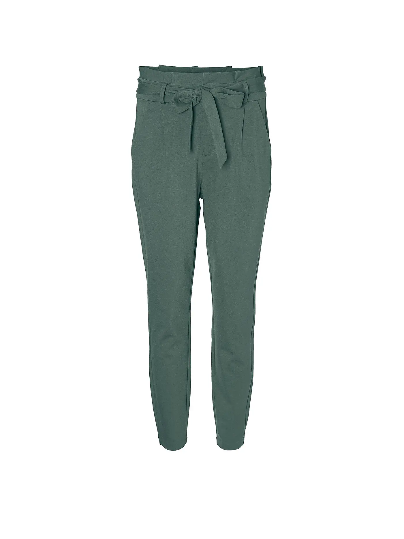 VERO MODA | Highwaist Hose  Loose Fit VMEVA | dunkelgrün